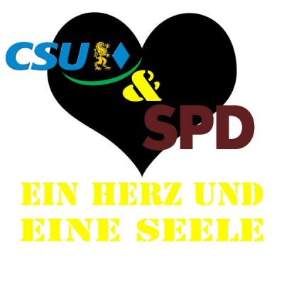 CSU & SPD - Ein Herz und eine Seele in Gilching