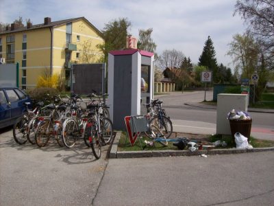 Fahrradstellplatzsituation Neugilching Landsberger Straße
