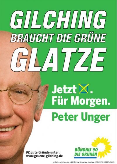 Grüne Glatze - Peter Unger