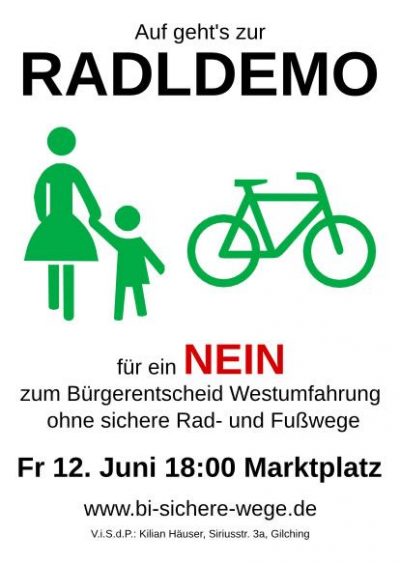 Plakat Radldemo