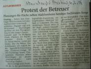 Artikel: Protest der Betreuer